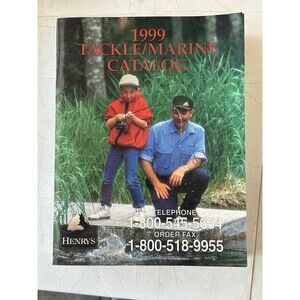 1999 Henry’s Tackle Marine Catalog Fishing Shimano Fenwick Gamakatsu 984 Pages